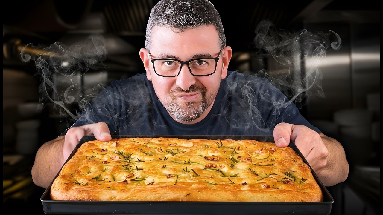Most focaccia recipes skip this Italian technique... he says it changes ...