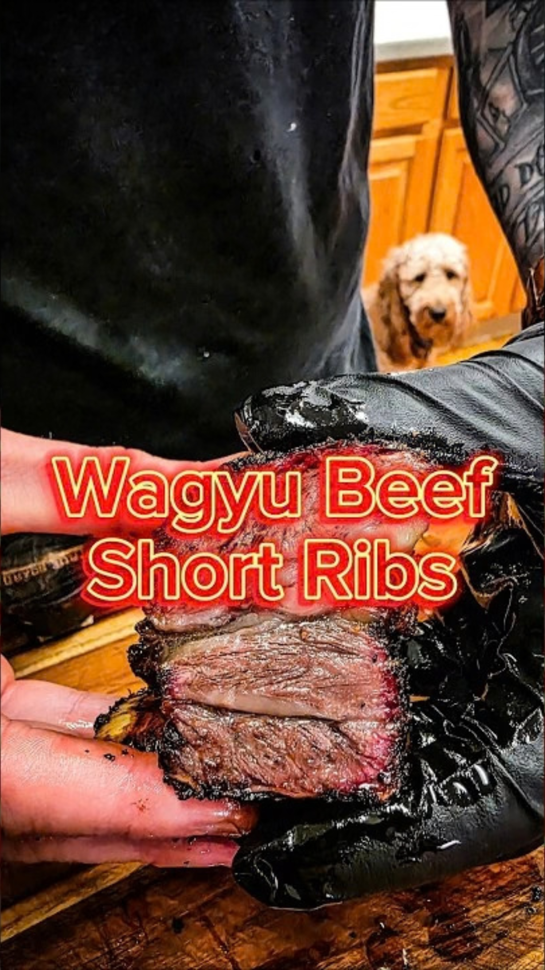 Smoking beef short ribs on a pellet grill