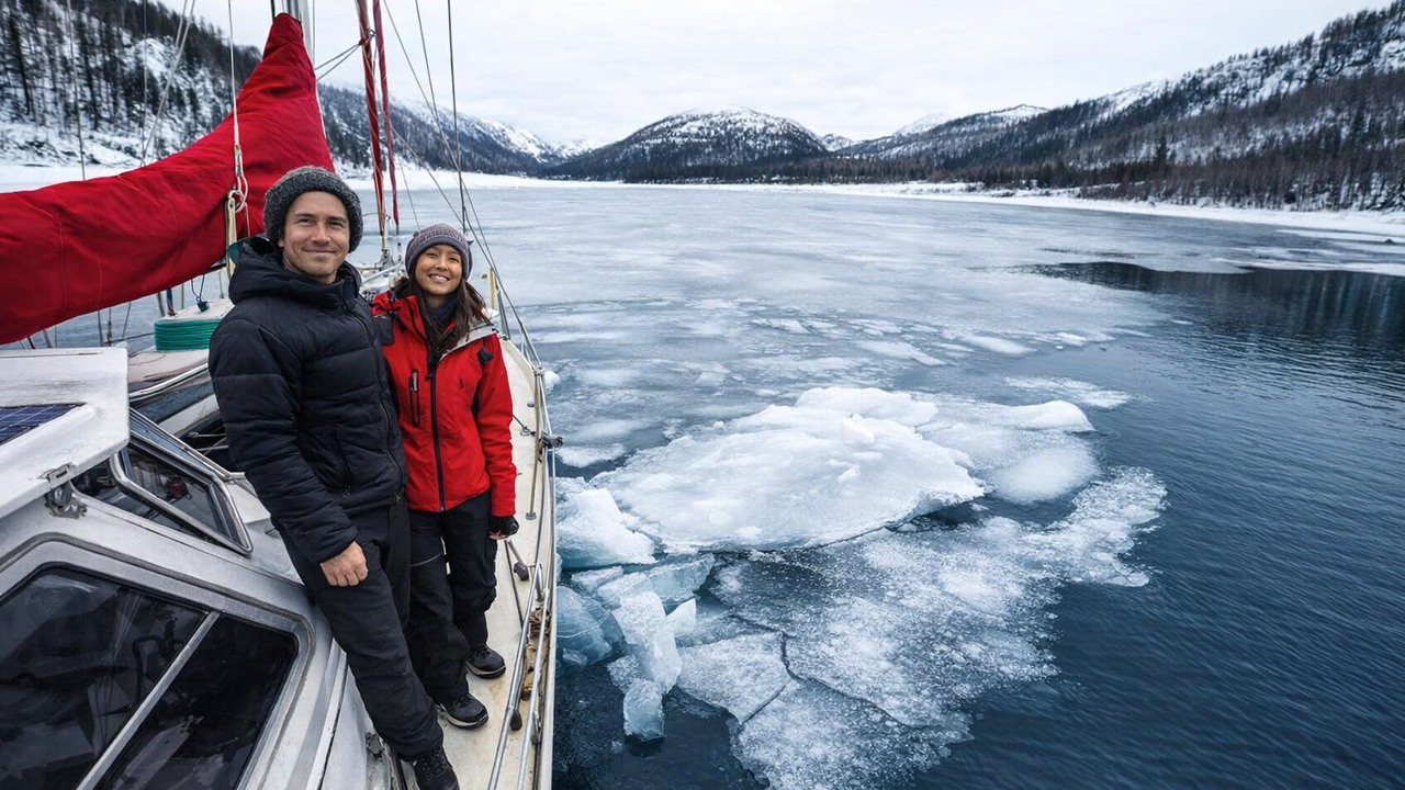 The anchorage was frozen shut - then they heard wolves howling nearby