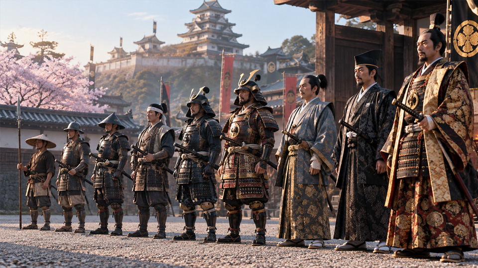 What life was like at every samurai rank