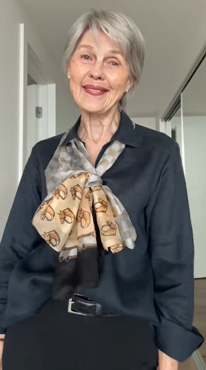 Easy scarf styling hack for any outfit
