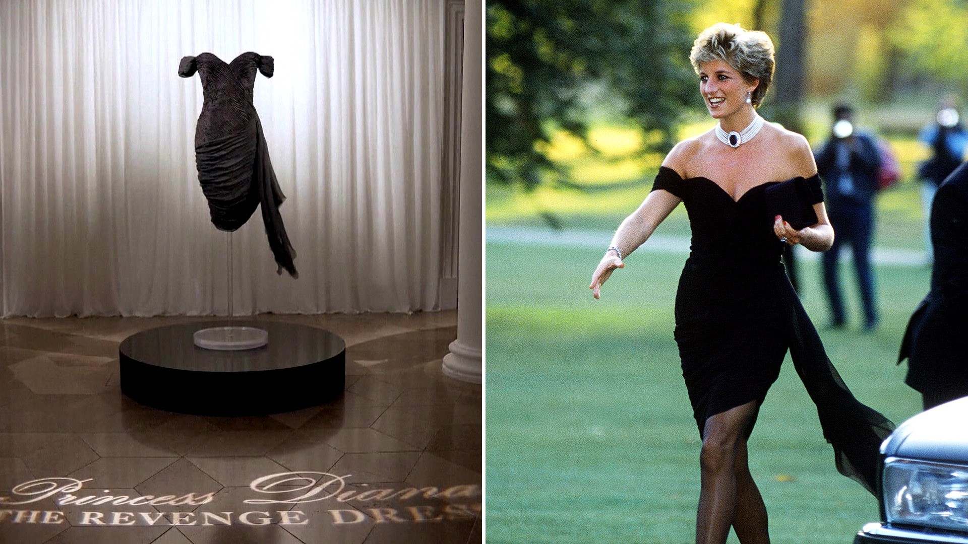 Princess Diana's 'Revenge Dress' on display ahead of auction