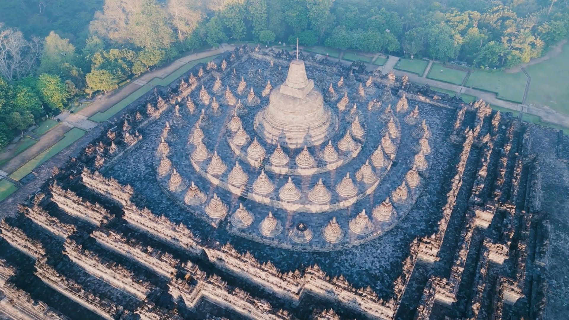 Borobudur from above: Exploring Indonesia’s iconic temple by drone