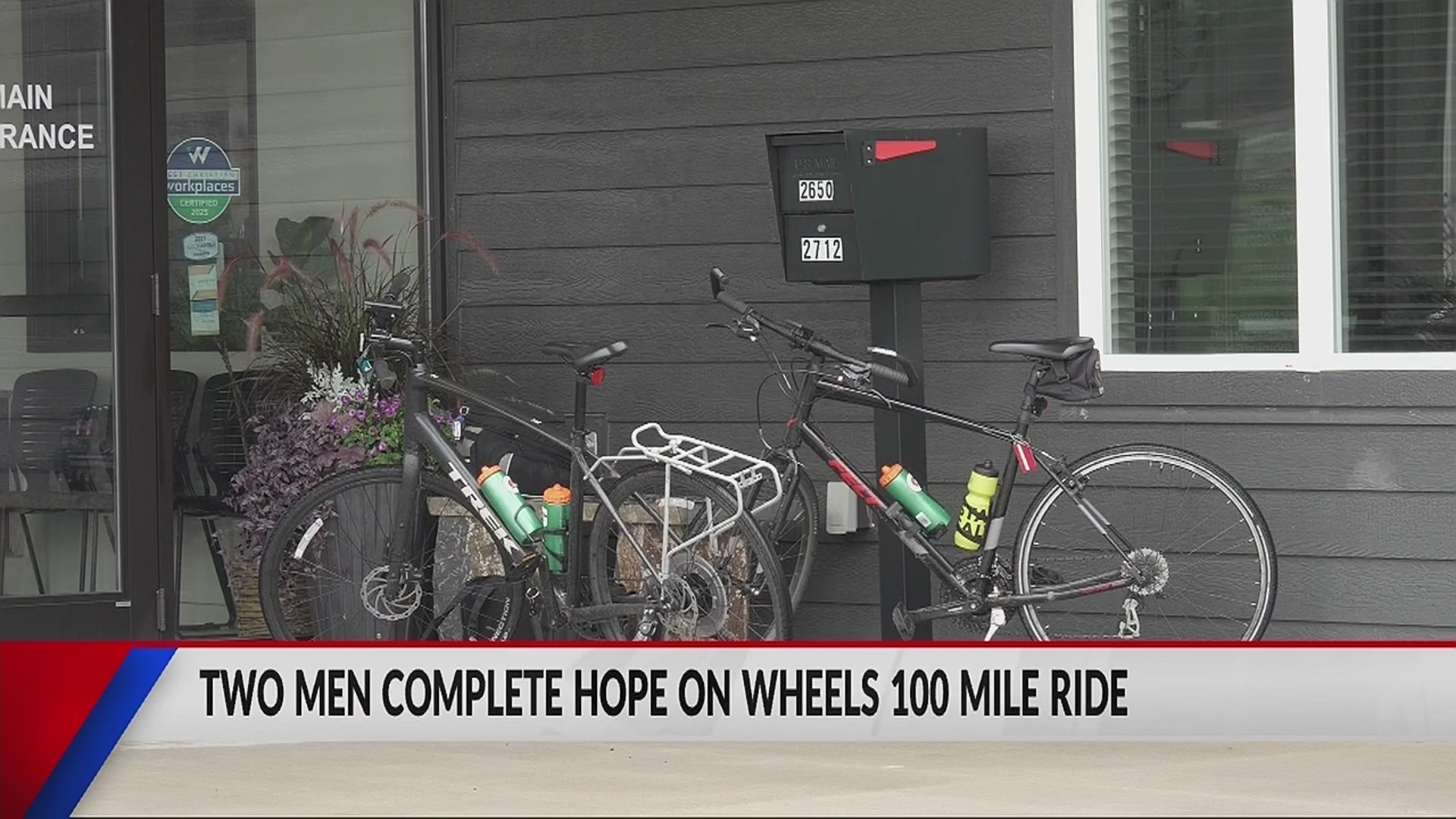 Two men complete Hope on Wheels 100 mile ride