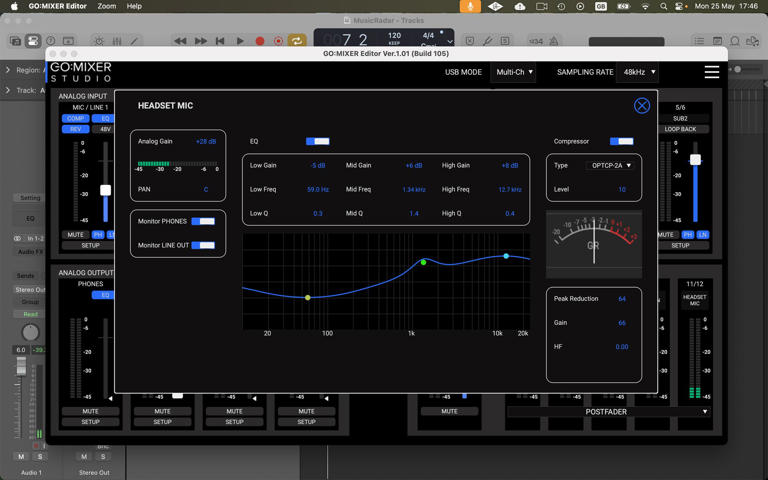 A highly flexible compact mixer and USB interface that’s perfect for ...