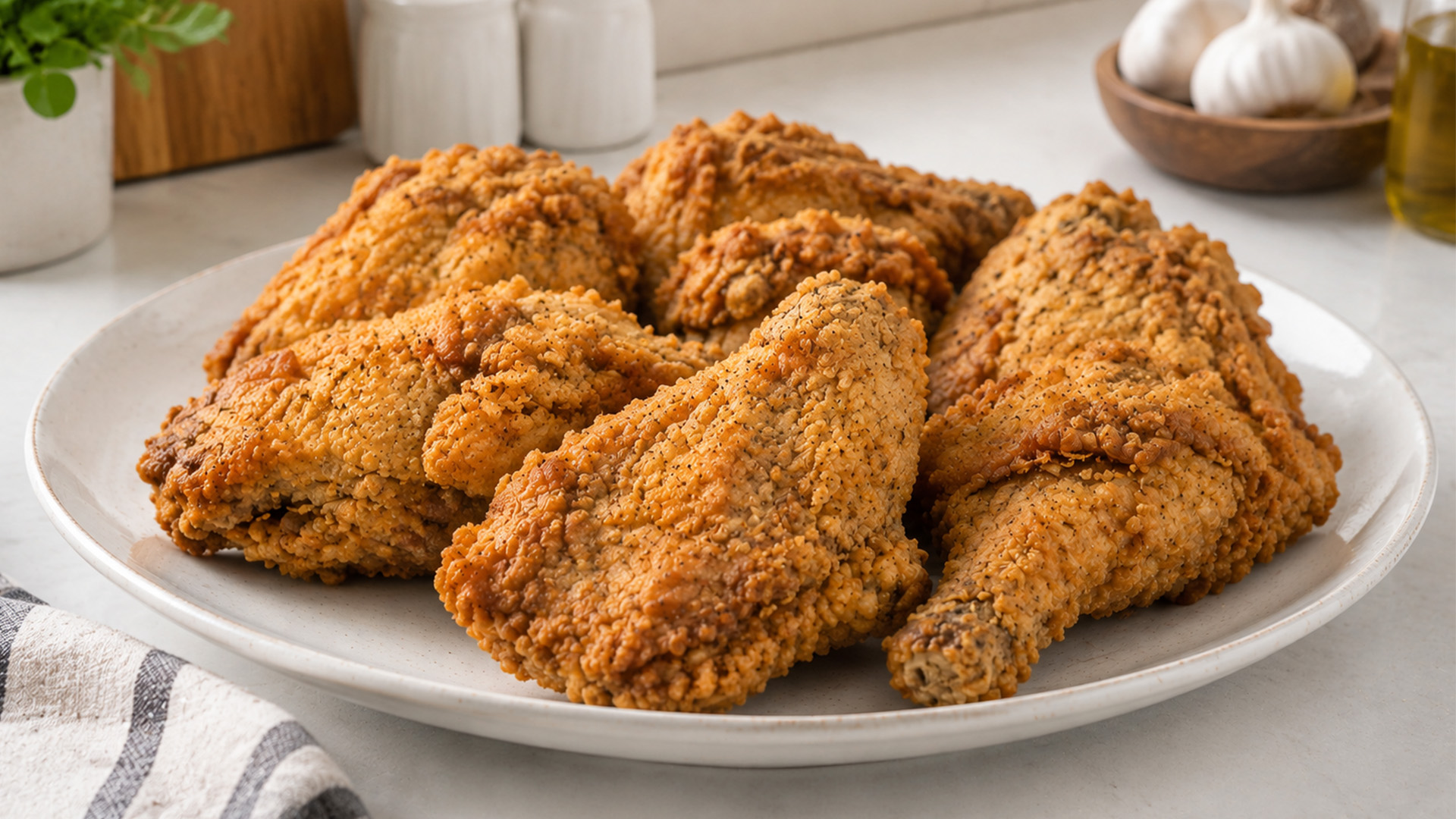 Why this fried chicken stays crispy longer