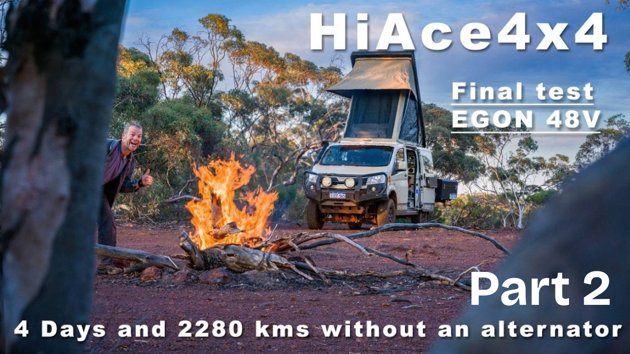 Testing a 48V system in the HiAce 4x4 part 2