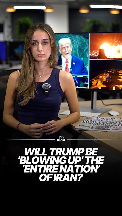 Will Trump be blowing up the entire nation of Iran?