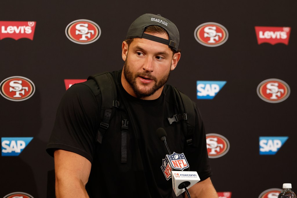 Nick Bosa’s model girlfriend Ella brought runway look to 49ers home opener