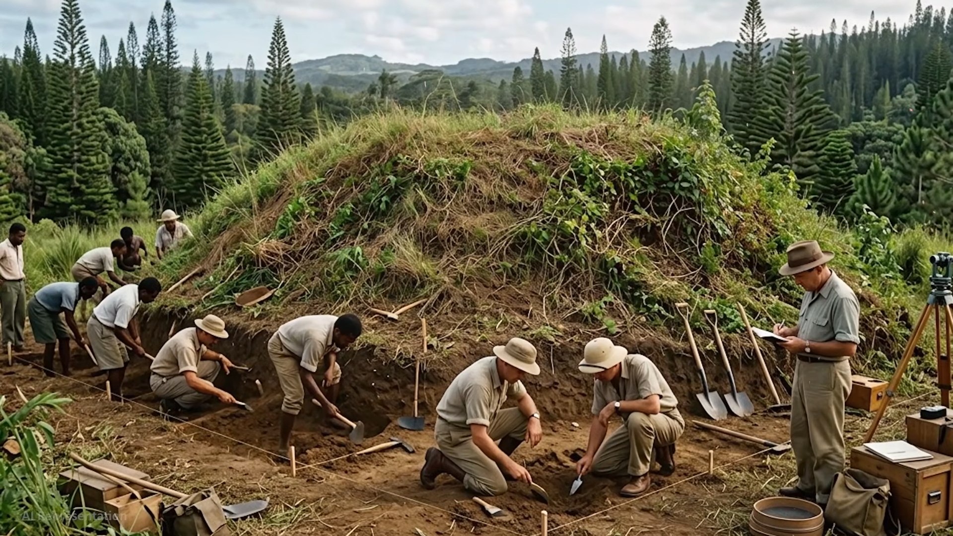 They found 6-to-8-foot concrete blocks buried underground - no one ...