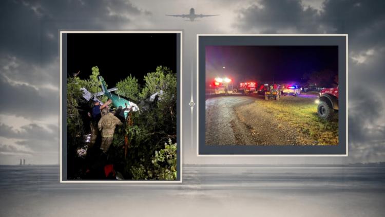 Two injured after single-engine plane crash southwest of Junction