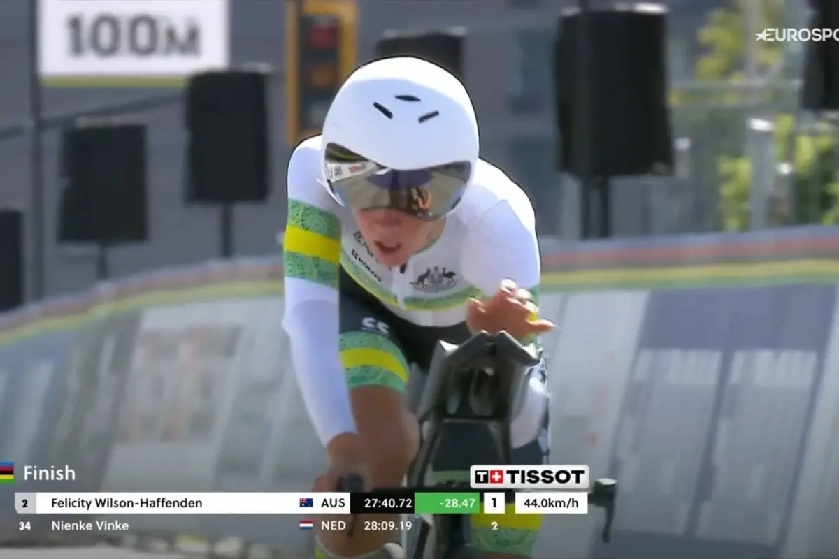 Australian favourite Wilson-Haffenden wins the U23 time trial at the ...