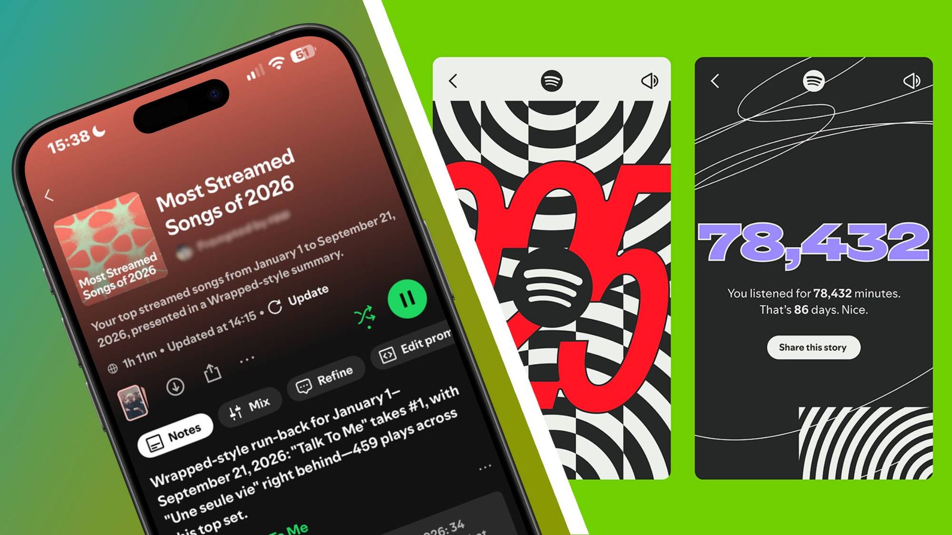 Spotify prompted playlists can be used to preview Wrapped data early