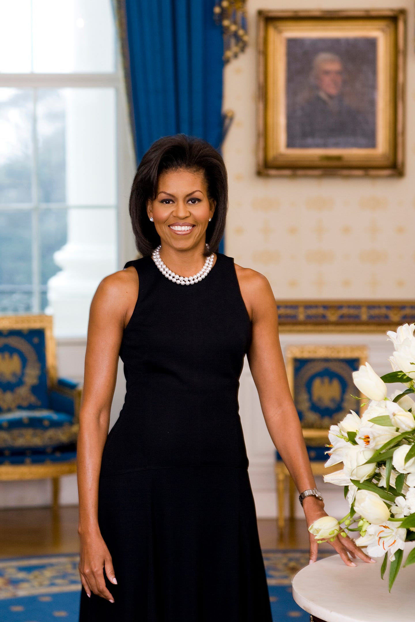 Michelle Obama offers implicit rebuke of Trumps on White House remake
