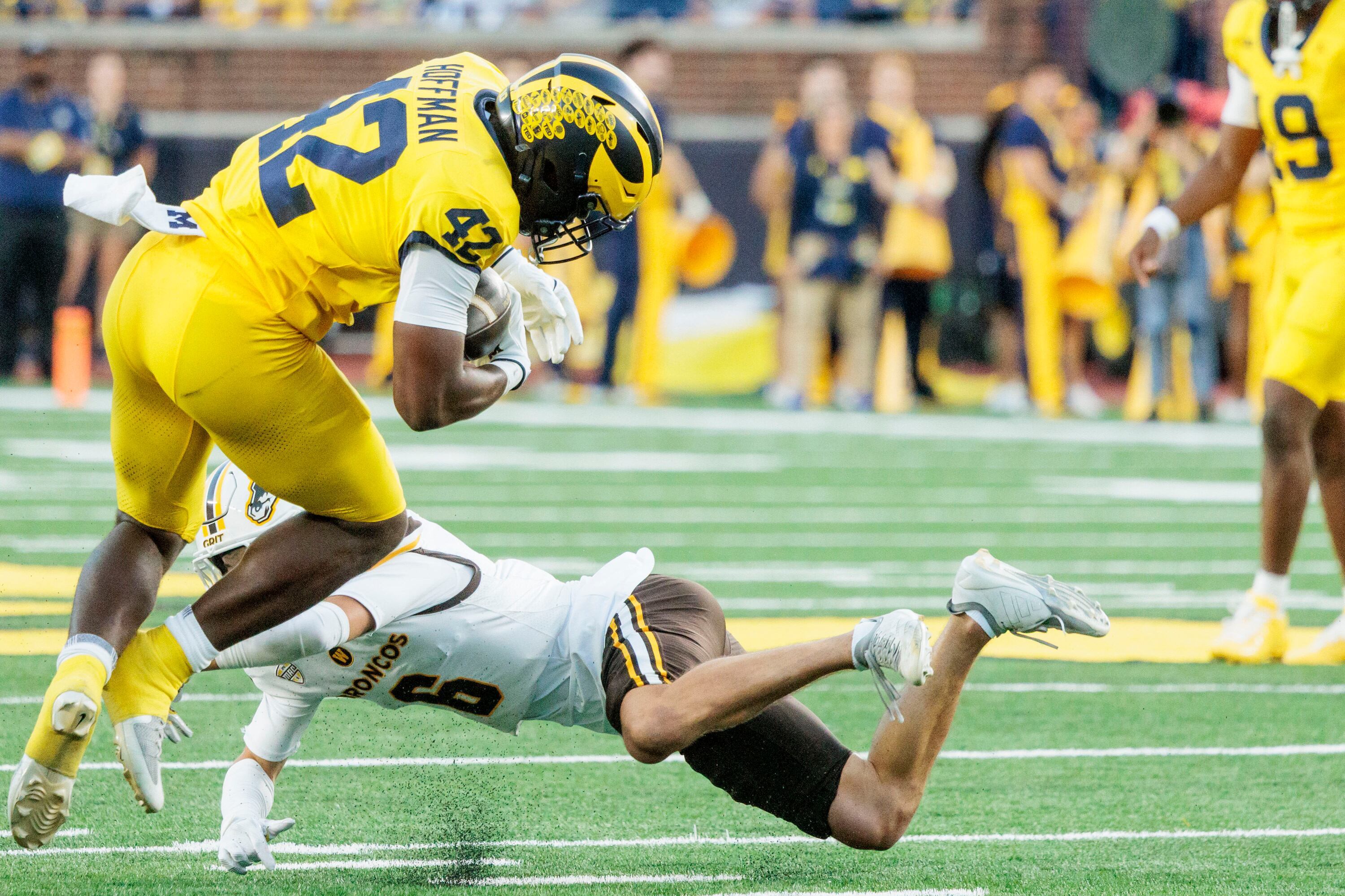 Michigan’s tight end room remains a ‘work in progress’ entering Big Ten ...