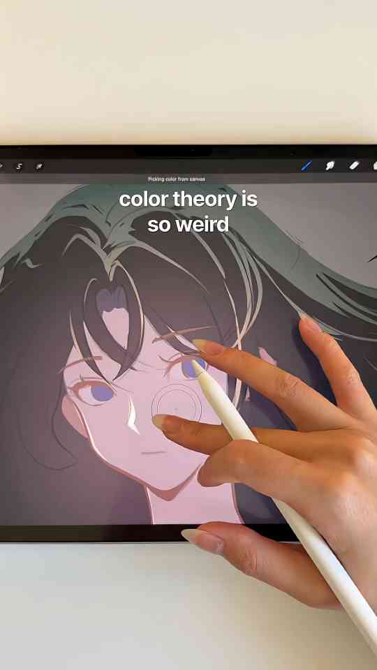 Color theory is so weird 🎨 #art #artist #drawing