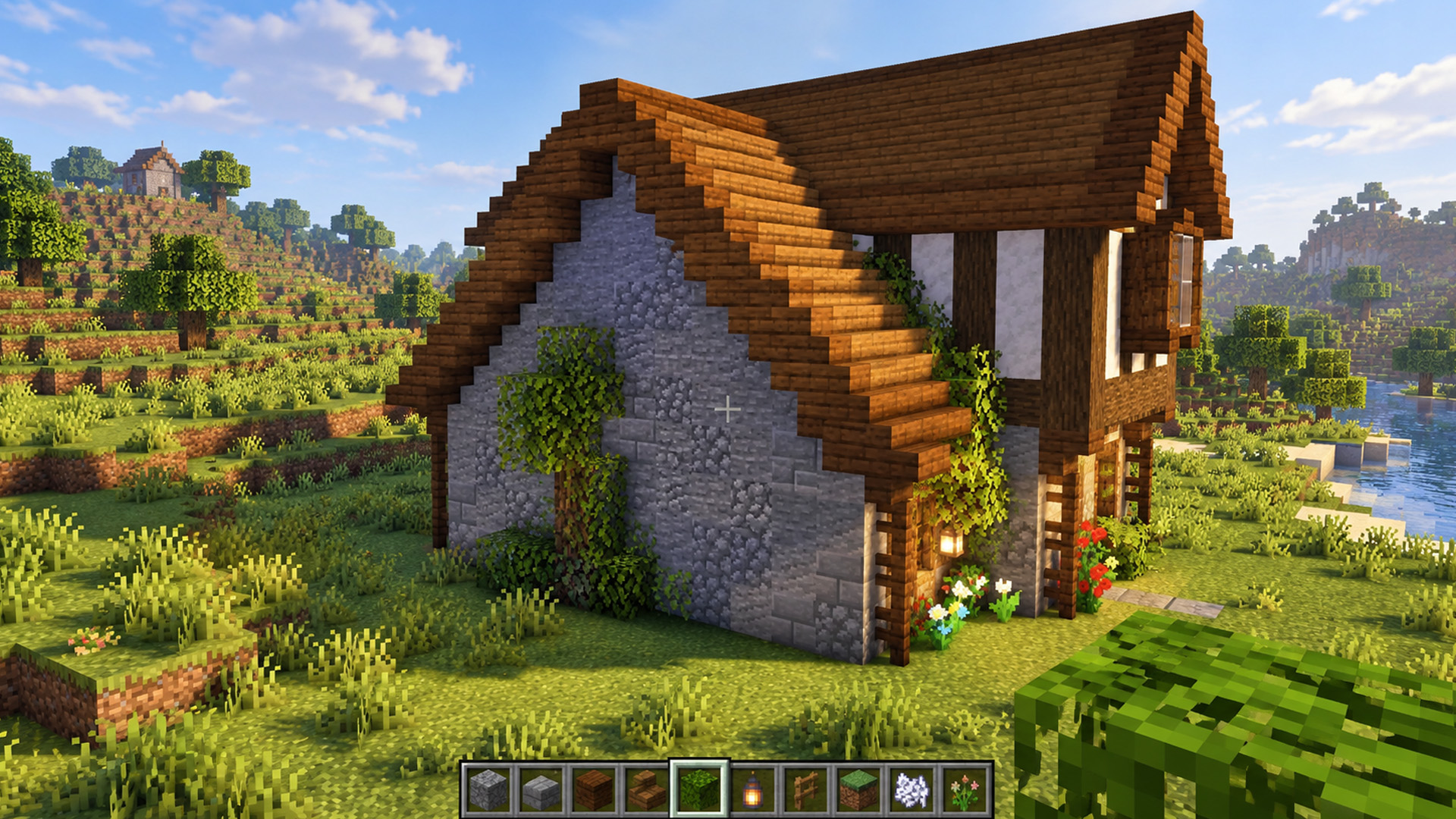 Beautiful Minecraft medieval survival house