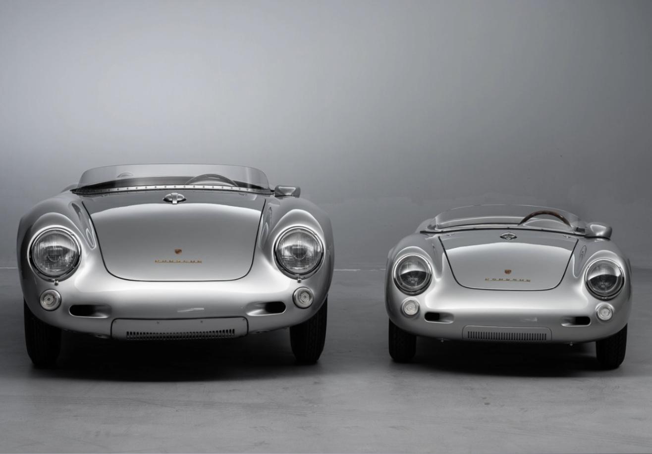 Porsche licensed an 80-percent 550 Spyder that runs on 48 volts — and ...