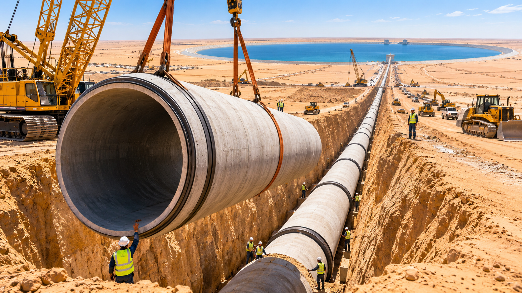 Great Man-Made River - Libya’s $25B water project across the Sahara