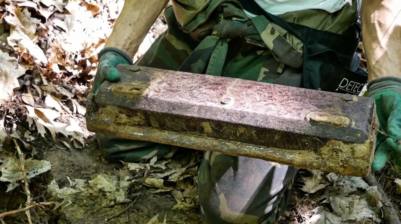 A sealed WWII box surfaces on the Eastern Front