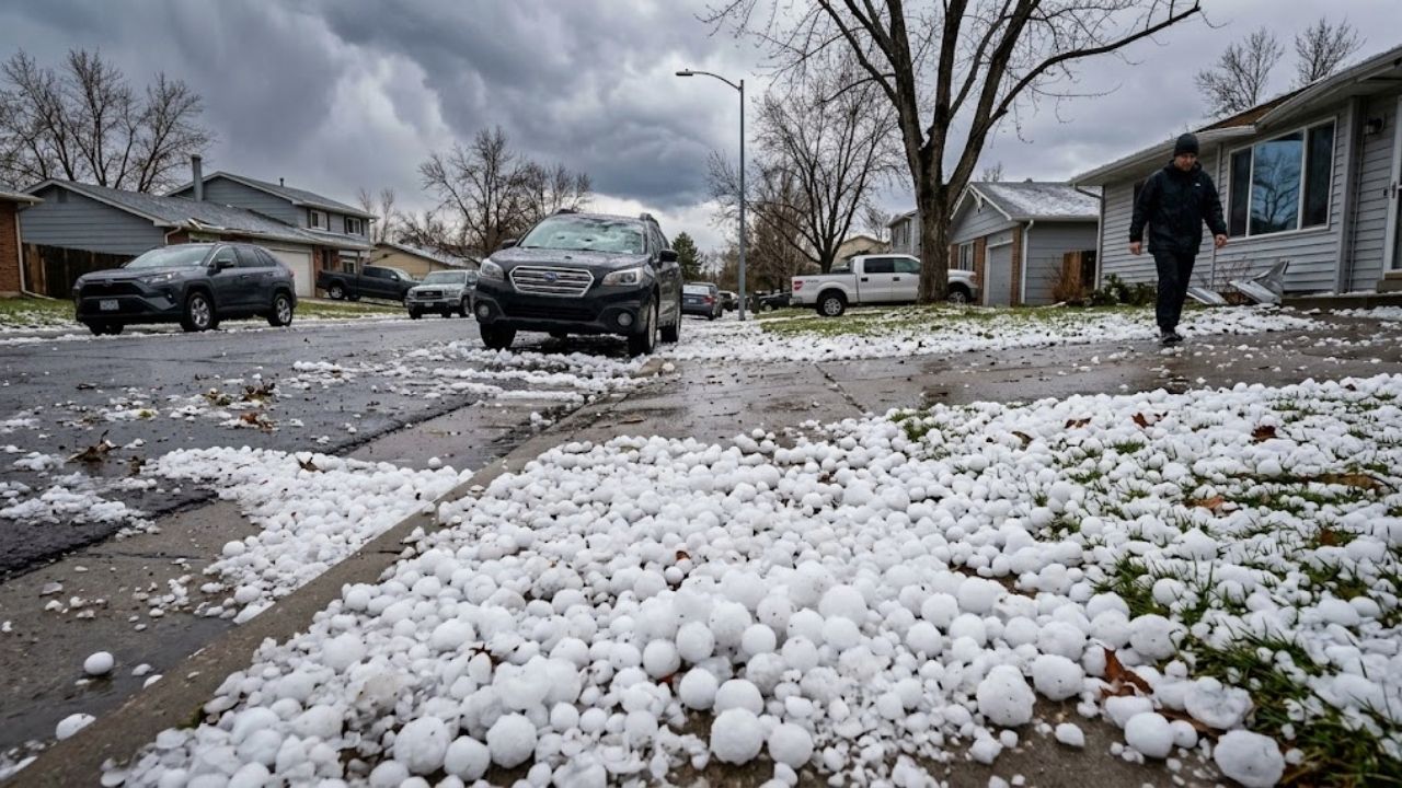 Golf-ball hail, 60MPH winds slam Colorado