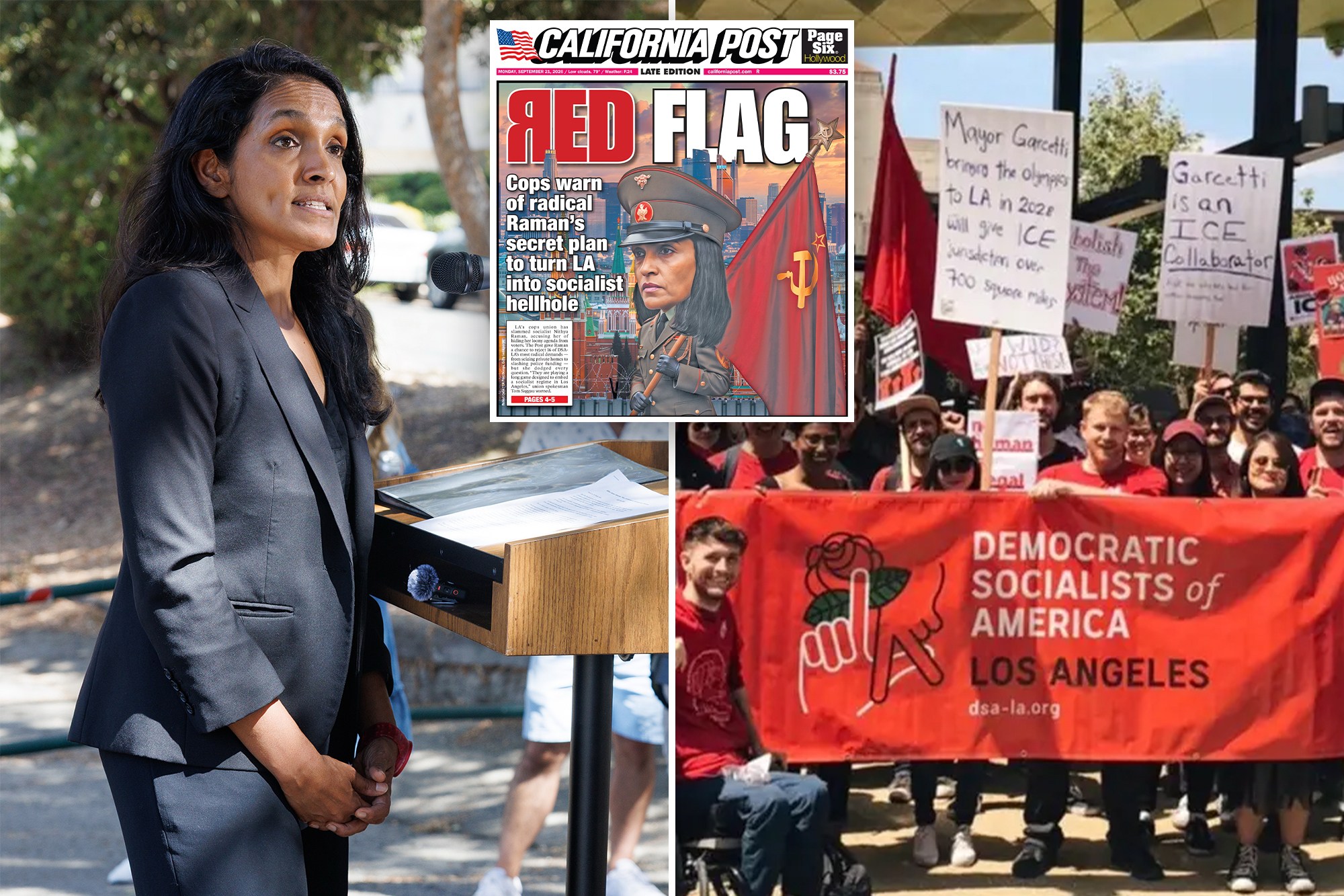Cops fear secret Nithya Raman plot for Los Angeles after she becomes ...