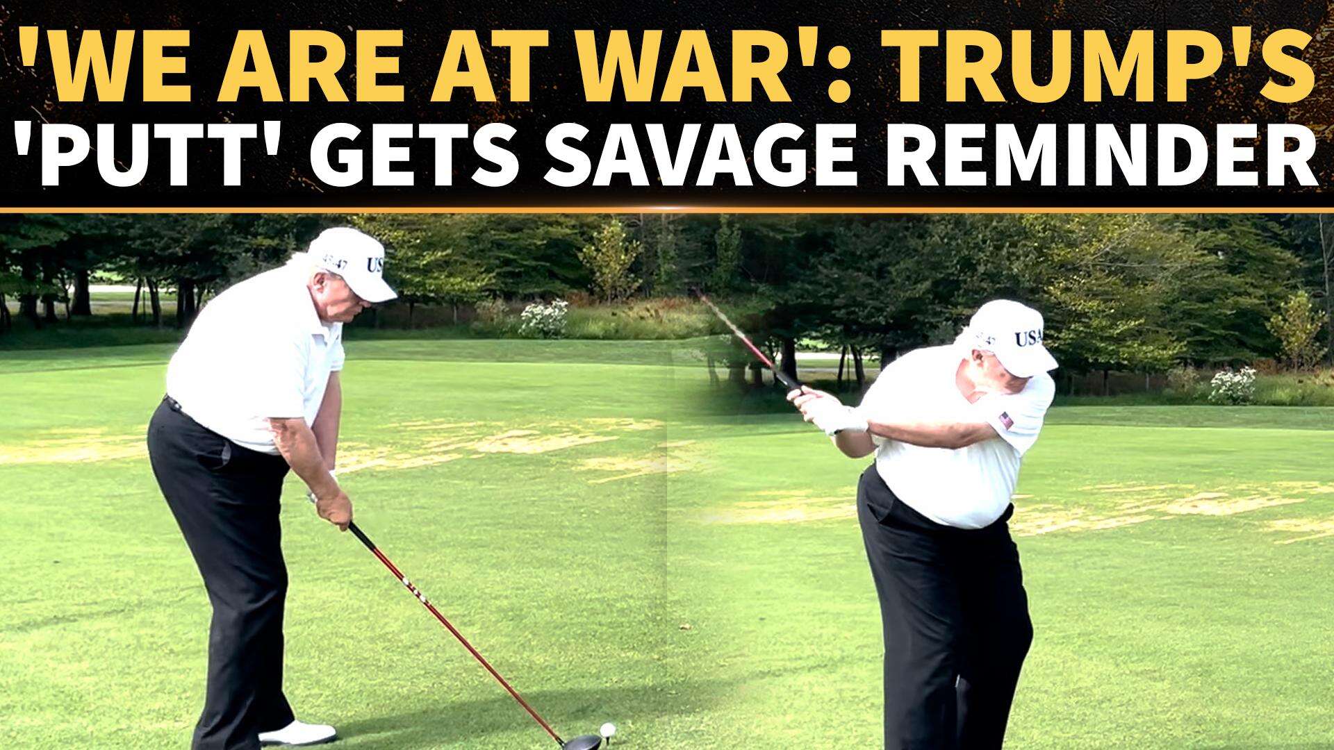 Trump’s golf video takes a shocking turn as social media erupts over ...
