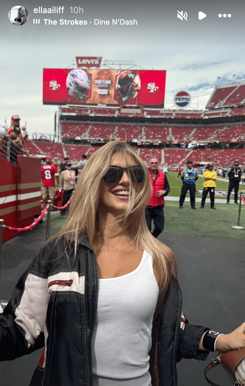 Nick Bosa’s model girlfriend Ella brought runway look to 49ers home opener