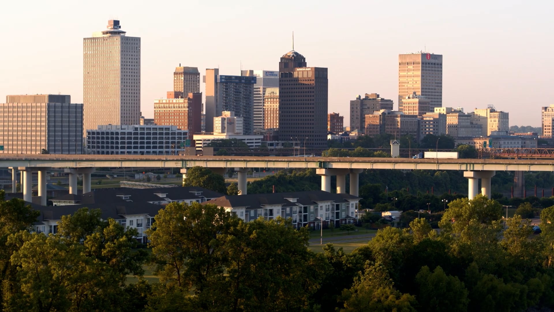 Drone tour of Memphis: Home of blues, rock ’n’ roll and music legends ...
