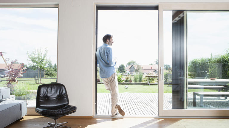 See ya, curtains: This clever solution covers sliding glass doors from ...