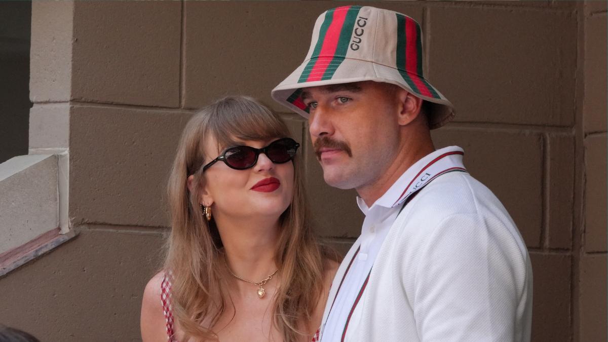 Taylor Swift proudly shows off wedding ring at Travis Kelce's Chiefs ...
