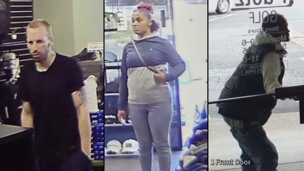 Bellevue, WA police seek ID of theft suspects targeting golf stores