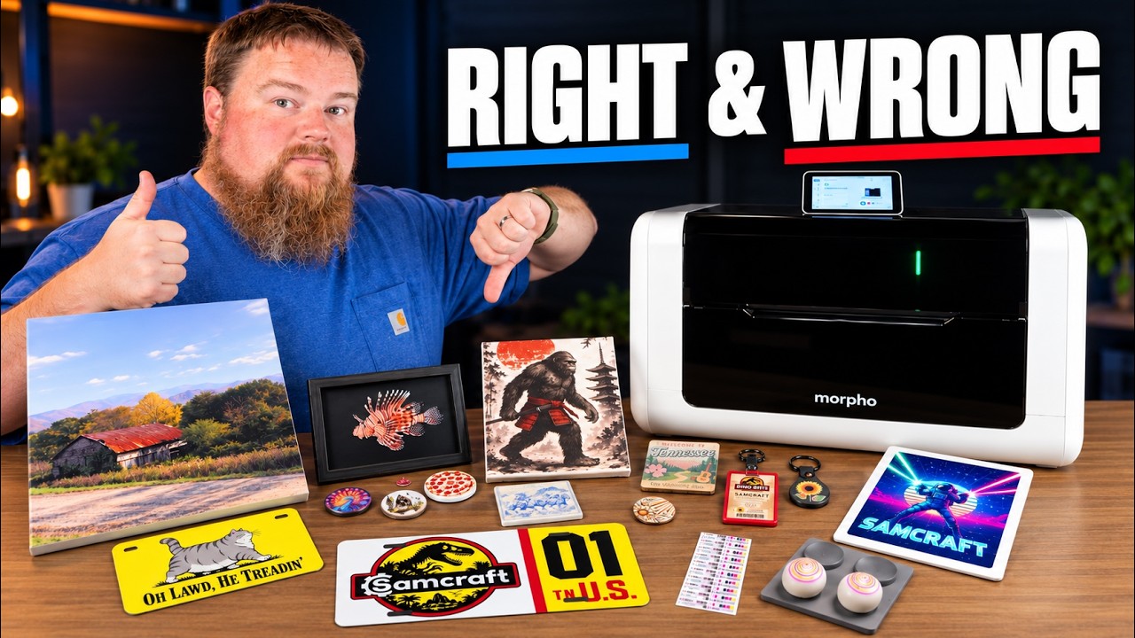 Everything right and wrong with the Morpho UV printer