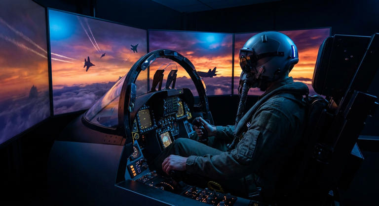 Digital dogfight: VR & simulation in fighter pilot training