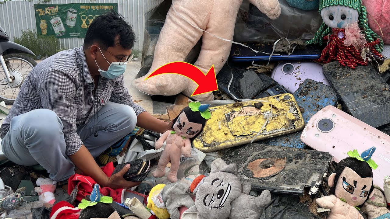 Amazing! 😱 I found a lot of phones buried in the toy trash | Restore ...
