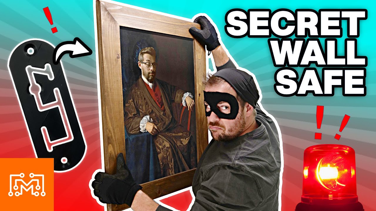 I built a puzzle to hide a wall safe