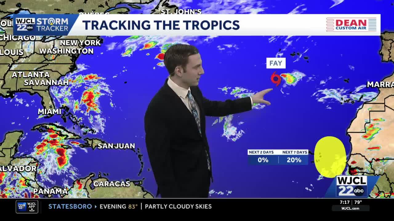 Tropical storm Fay weakening as NHC eyes new area of interest in the ...