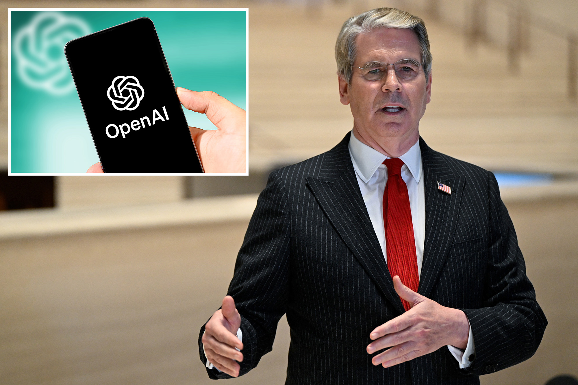 Treasury Sec. Scott Bessent says OpenAI bears 'responsibility' for ...