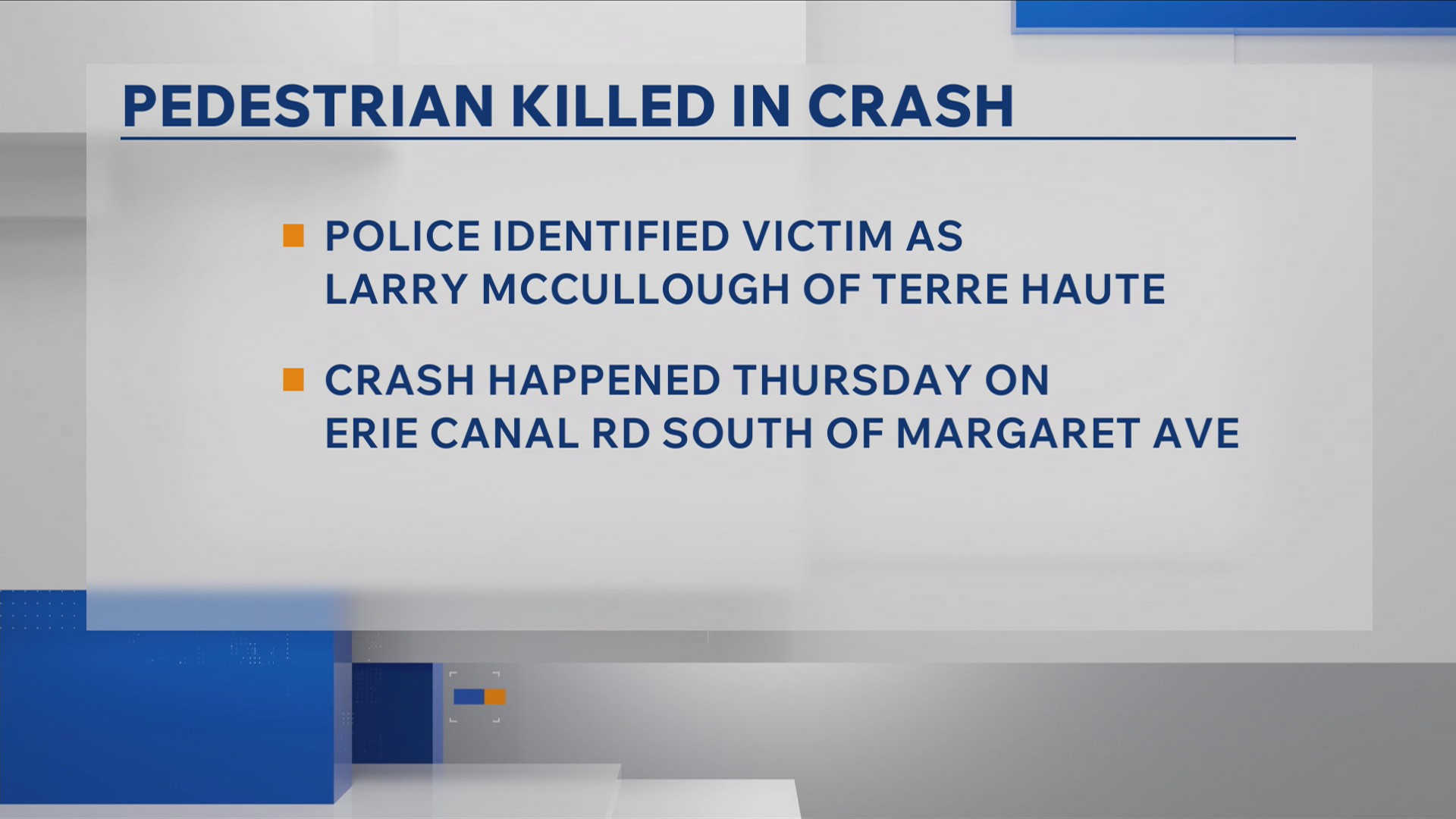 Identity revealed in Erie Canal Road fatal accident