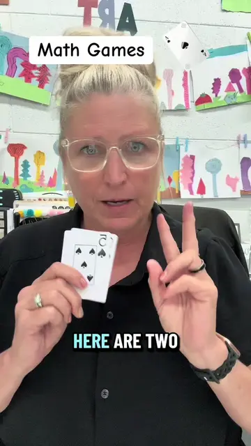 Two no prep math card games your students will beg to play