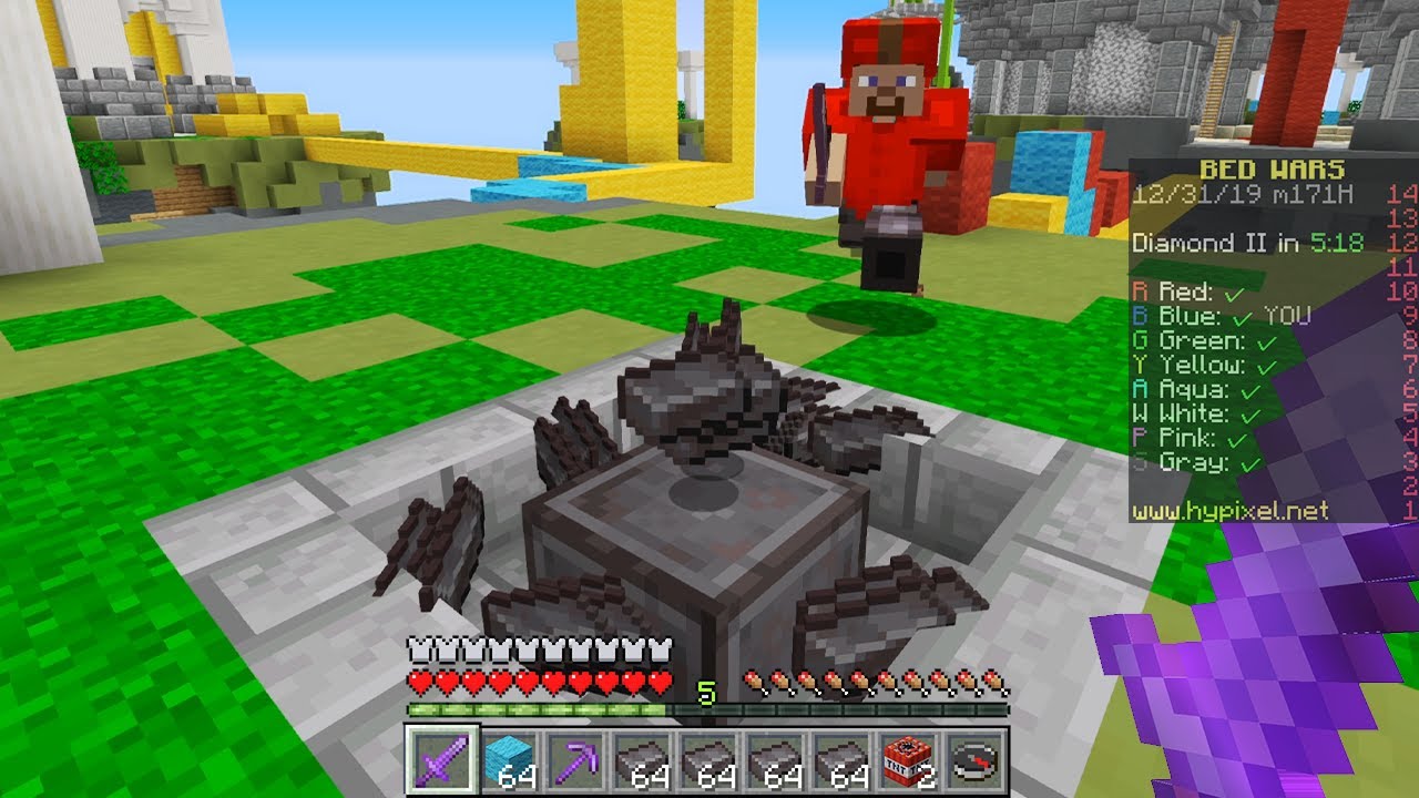 Minecraft Bedwars but with netherite generators