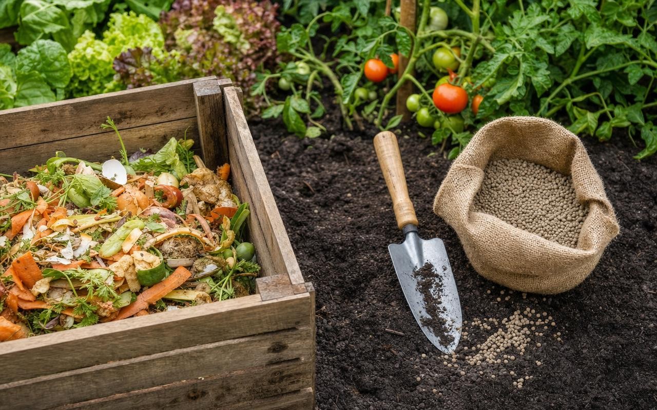 Cette confusion entre compost et engrais explique vos récoltes ratées ...