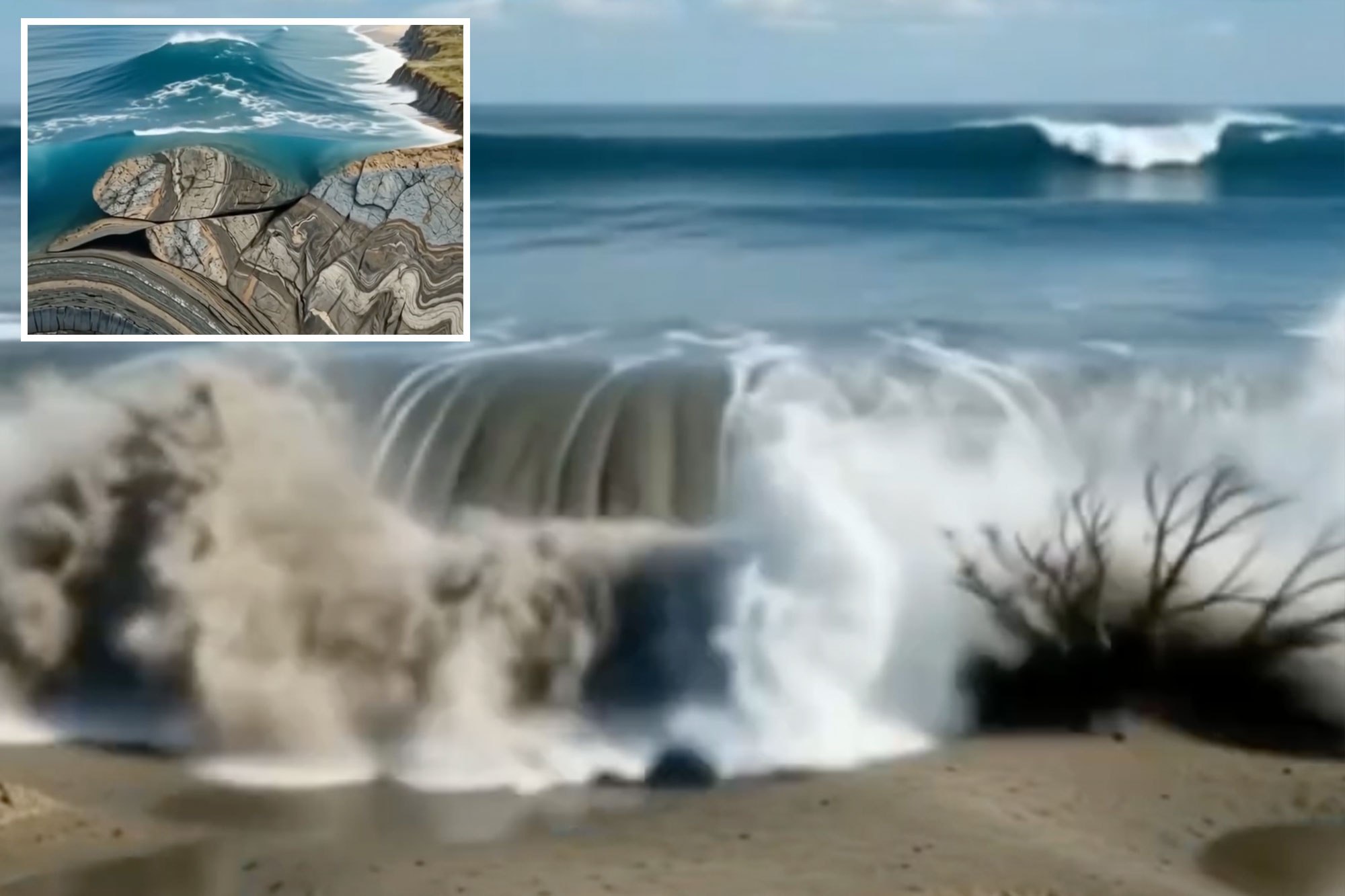 100ft megathrust tsunami threat hiding off the West Coast — shown in ...