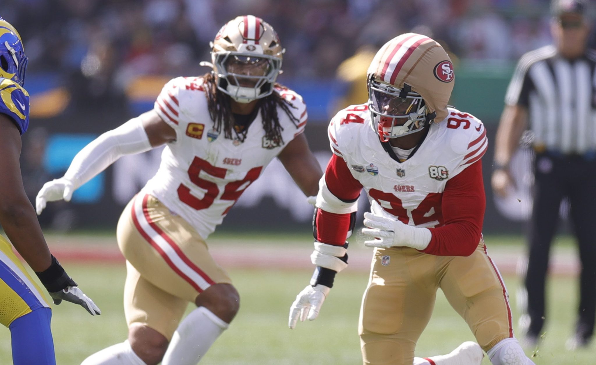 49ers pass-rusher needs surgery after breaking hand during Dolphins game