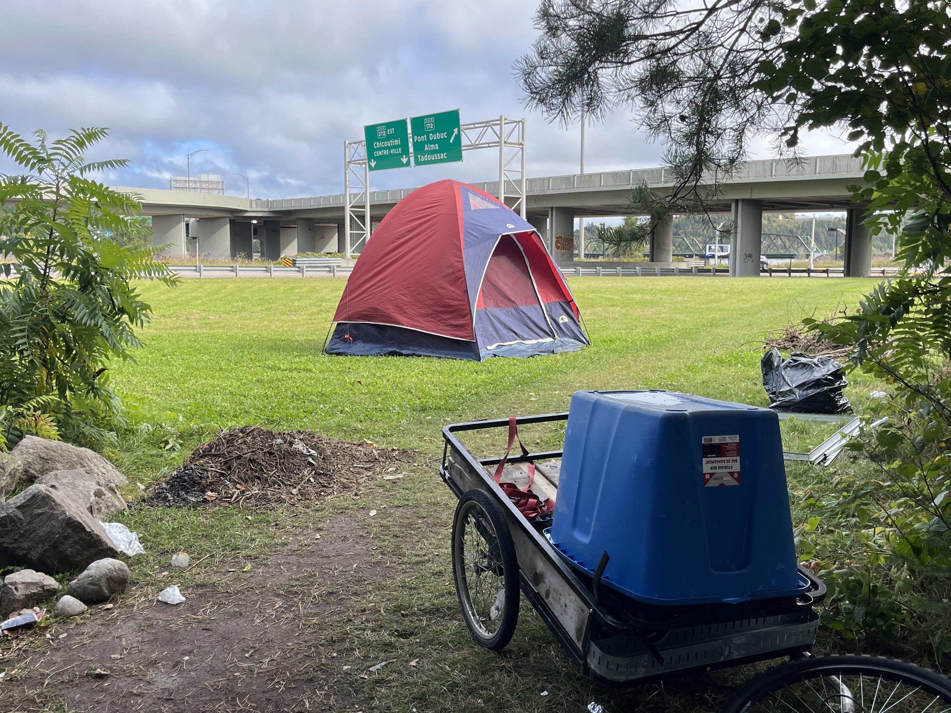 Démantèlement d’un campement pour personnes en situation d’itinérance à ...