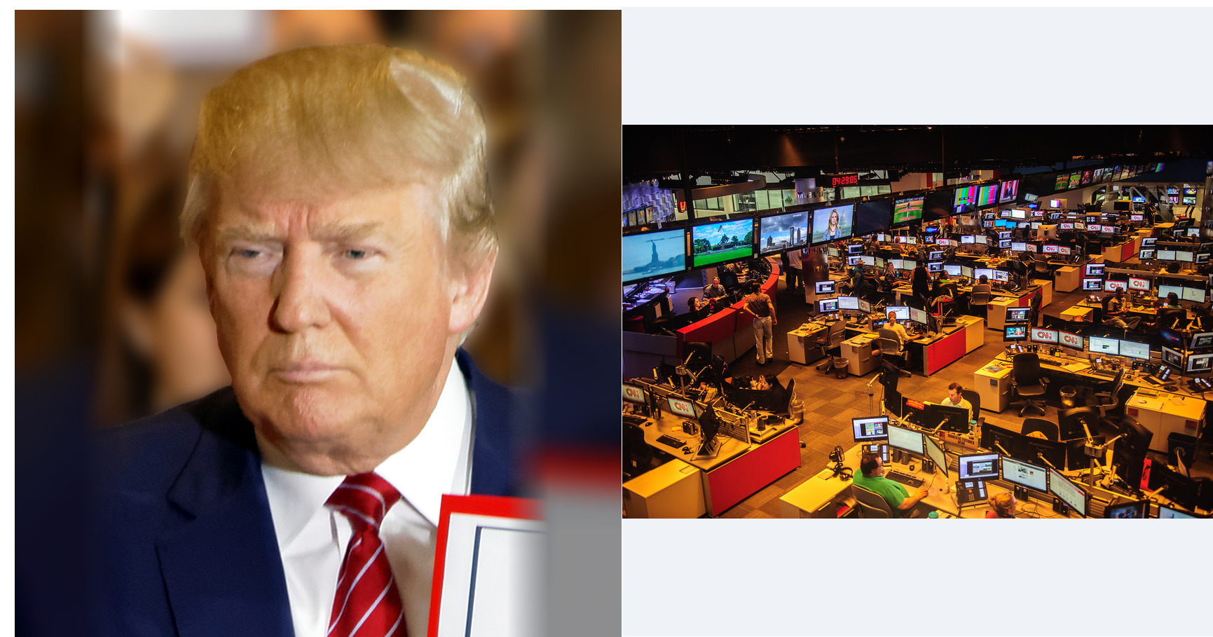 TV networks freeze Trump pool coverage after CNN is blocked