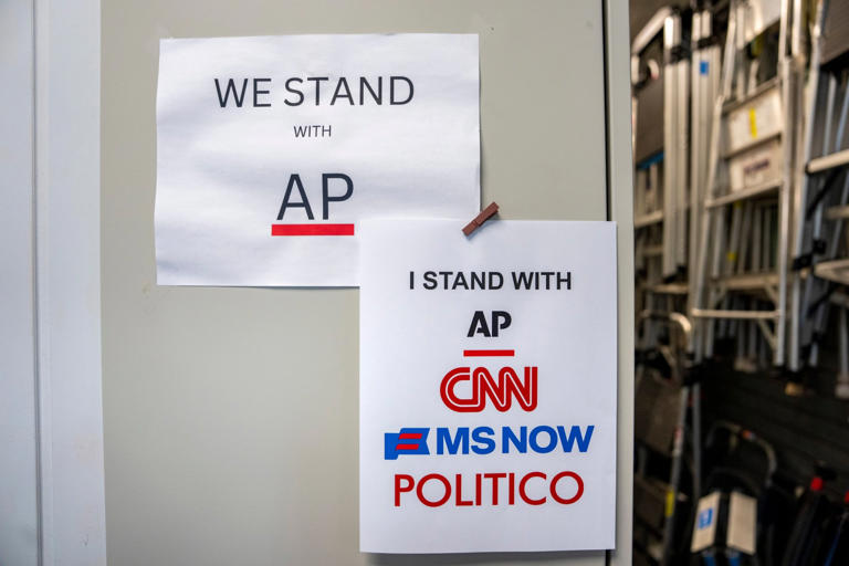 Trump reveals his reason for the media ban that left him 'yelling into ...