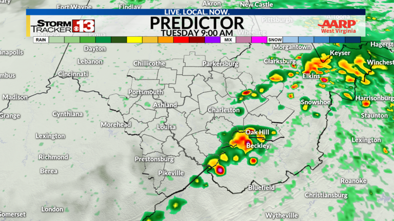 Flood risk followed by much cooler air in WV, KY & OH for start of fall