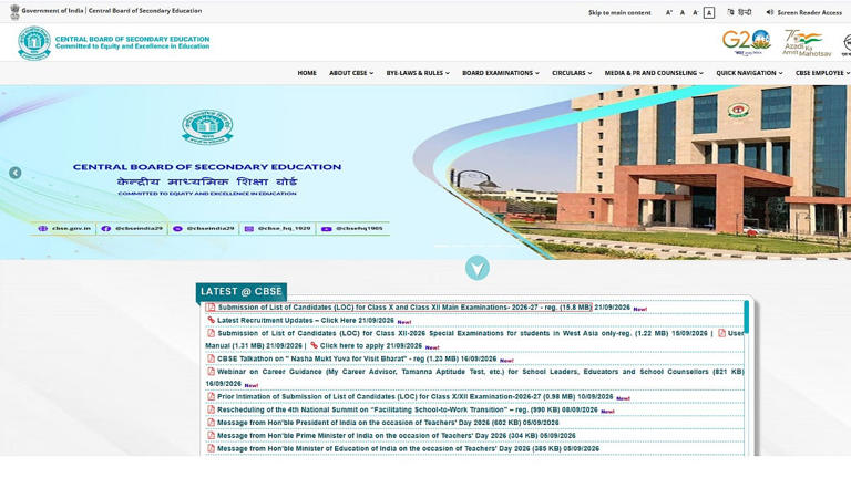 CBSE private candidate form 2027: Last date today for class 10, 12 ...