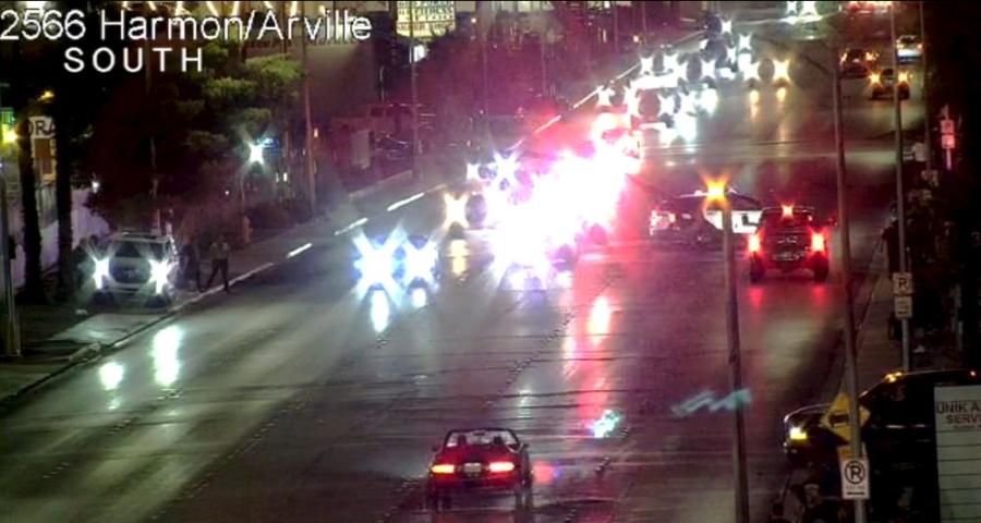 1 dead in shooting near Las Vegas Strip; search for suspect continues